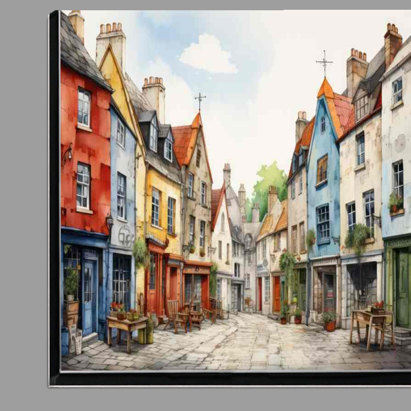 Buy Di-Bond : (Vibrant Village Charm Whimsy on Display)